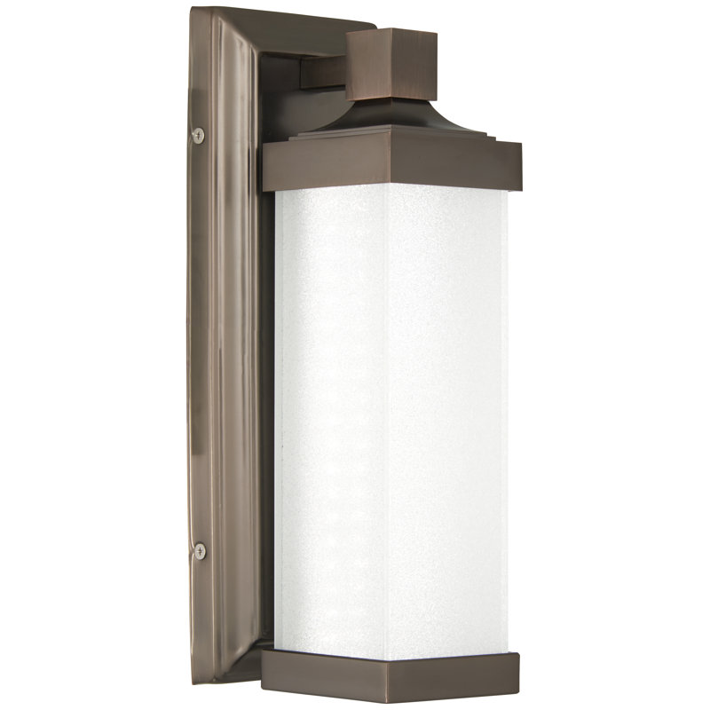 Wurth LED Flush Mounted Sconce, Harvard Court Bronze