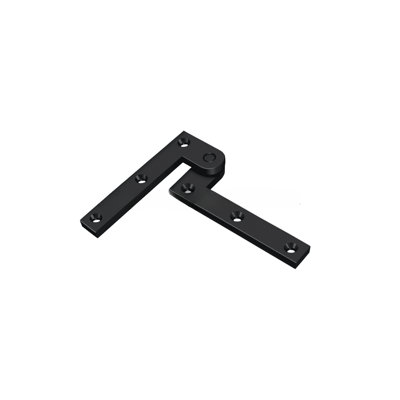 Deltana PH35U19 3-7/8" x 5/8" x 1-5/8" Hinge in Paint Black Pair