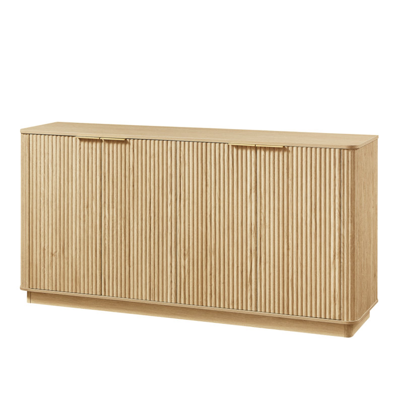 Buffet moderne en bois Bralen, Chêne