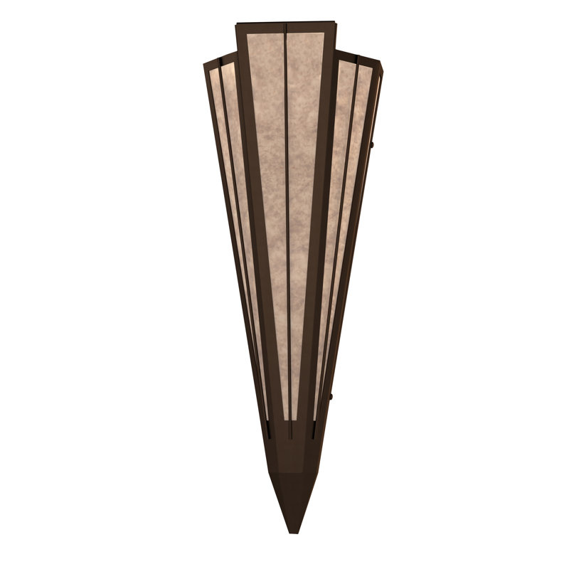 Brum 1 - Light Flush Mounted Sconce, Timeless Bronze