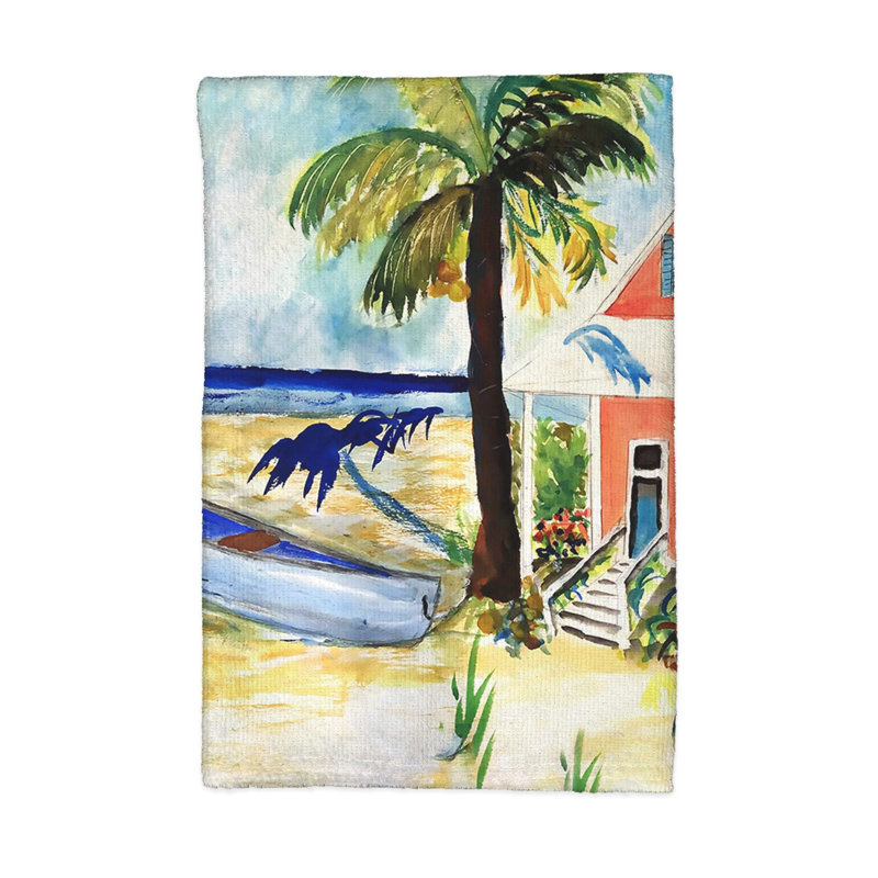 Canoe and House Kitchen Towel