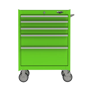26.75'' W 5 -Drawer Steel Bottom Rollaway Chest with Wheels