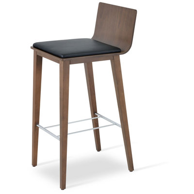 Sawyer Upholstered Counter Stool with Solid Wood Frame