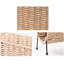 Bamboo Semi Sheer Door Curtain Single Panel