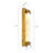 1-Light LED Gold Acrylic Flush Mounted Wall Sconce