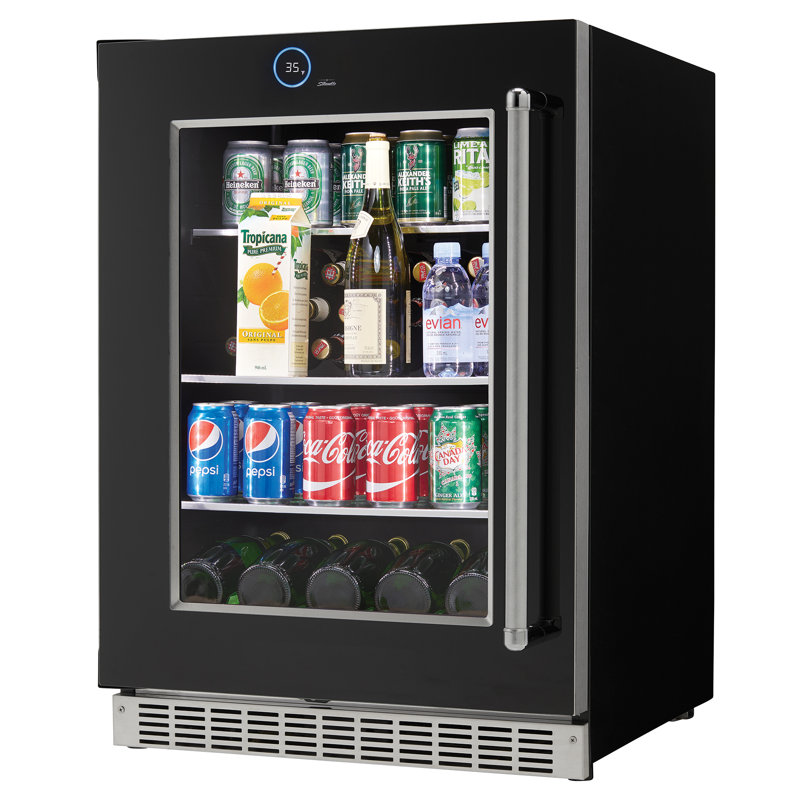 Danby Silhouette 5 Cubic Feet Built-In Mini Fridge, Left