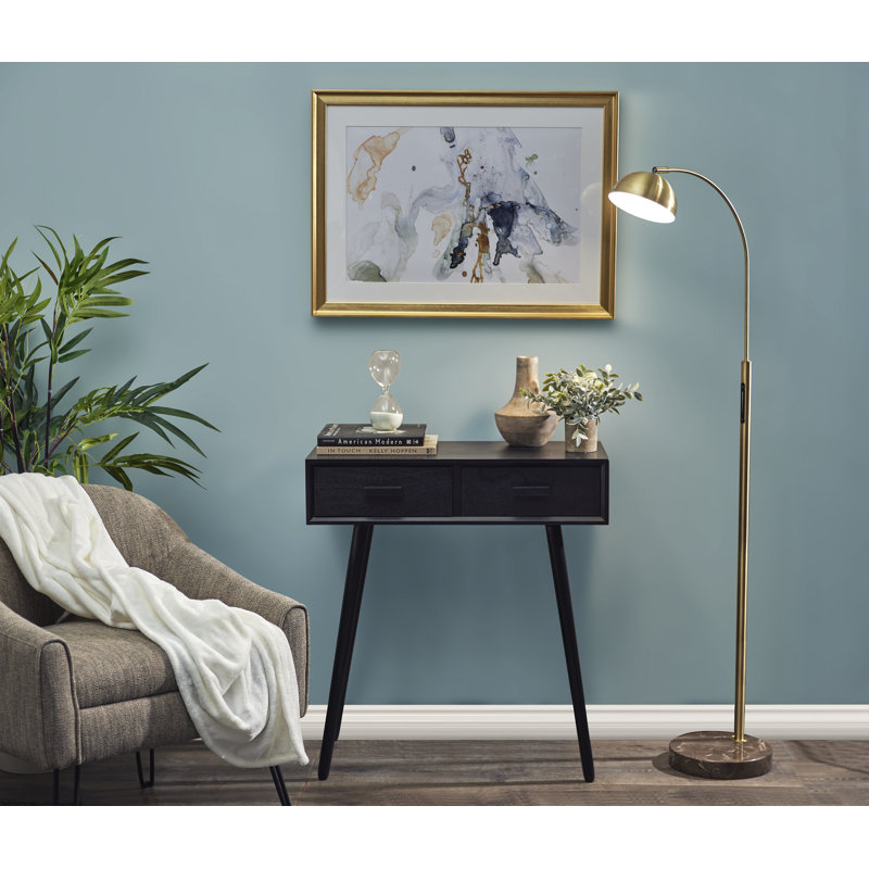 Badlingham 57.75'' LED Arched Floor Lamp