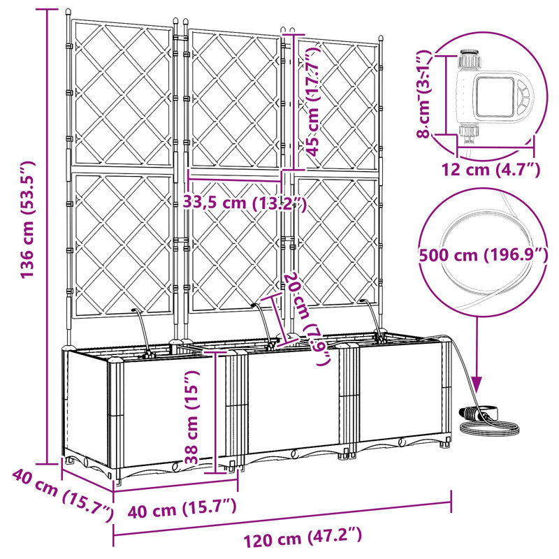 Steel Outdoor Planter Box