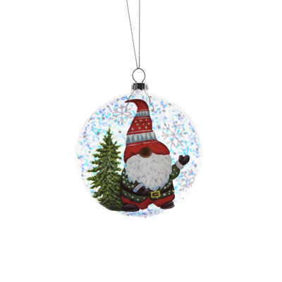4'' Handmade Solid Colour Glass Holiday Shaped Ornament