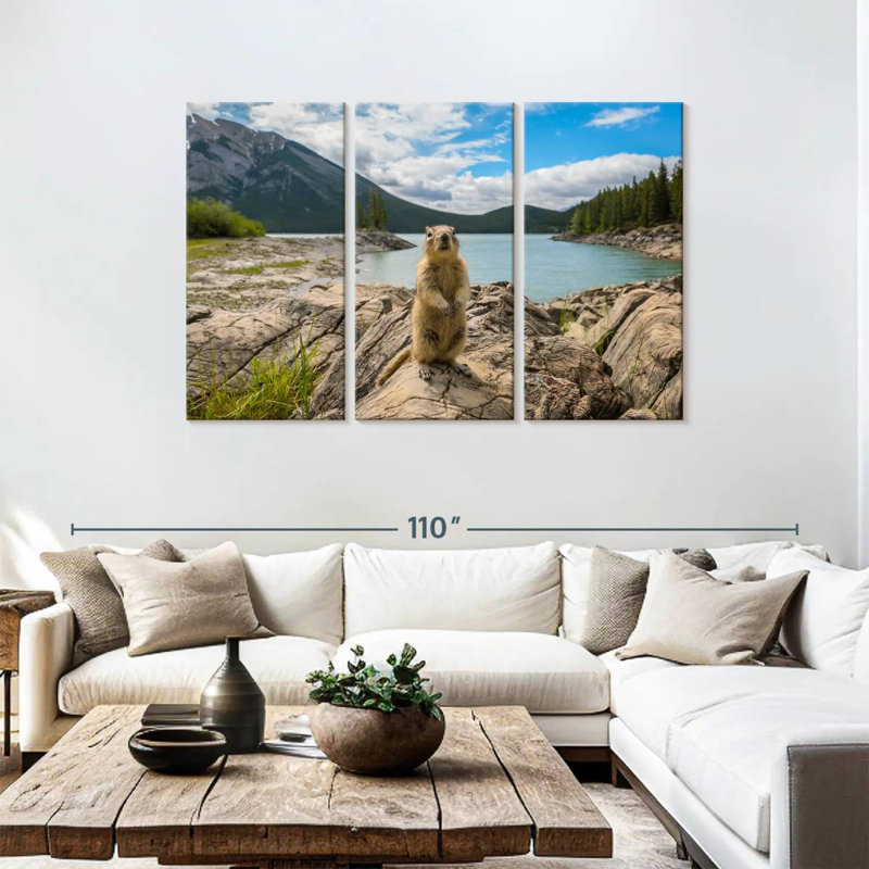 Brampt Adorable Chipmunk, 48" H x 74" W