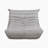 Luxury 33.5" Modern & Contemporary Accent Chair with Microfiber Fabric Cover, Button-Tufted Detail, High Resilience Foam-1612081462