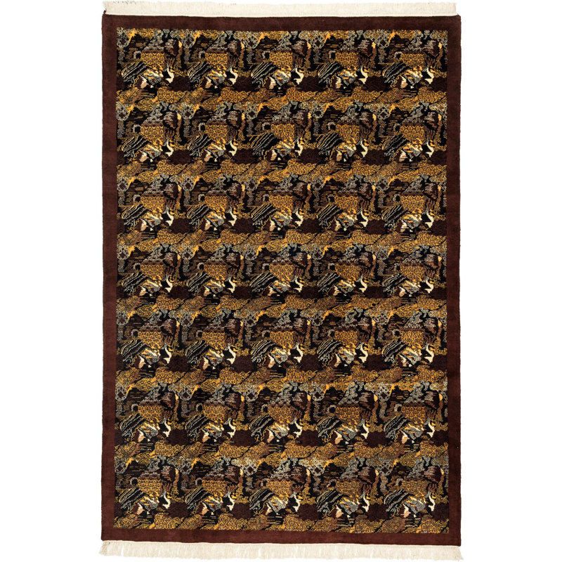 Tapis brun Jacoby