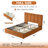 Juanetta Upholstered Platform Storage Bed with 4 Drawers-801241546-791382691