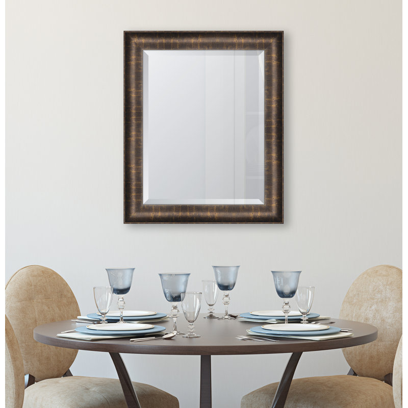 Miroir mural oxido, H 35 po x l 29 po, Or