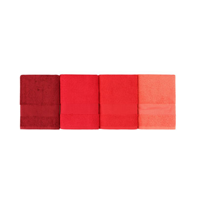 Ensemble de 4 serviettes à main de même taille