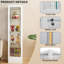 Vitrine en métal 63 "avec tablettes réglables et lumières, armoire de rangement verrouillable-1736534993