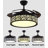 Tasmine 42'' Ceiling Fan with LED Lights-971254755