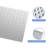 8" Square Rainfall Shower Head, Wall/Ceiling Mounted-118580315
