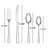 Oneida Waverly 20 Piece Everyday Flatware Set