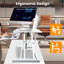 Adjustable Metal Base Standing Desk Converter