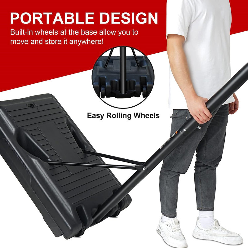 Panier de basketball portatif en acier à hauteur ajustable 36 po
