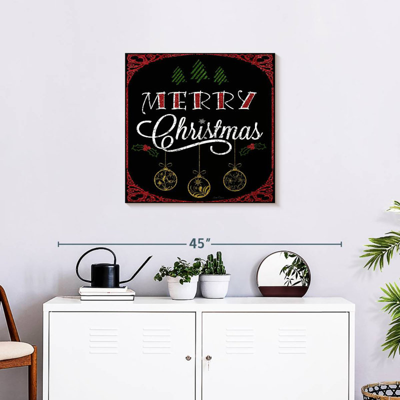 Joyeux Noël scintillant Lelend, H 24 po x l 24 po