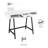 Marchagee Metal Base 40W Writing Desk-1474139710