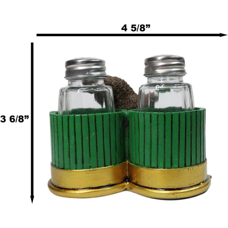 Ensemble de moulin à poivre vert rustique canard colvert