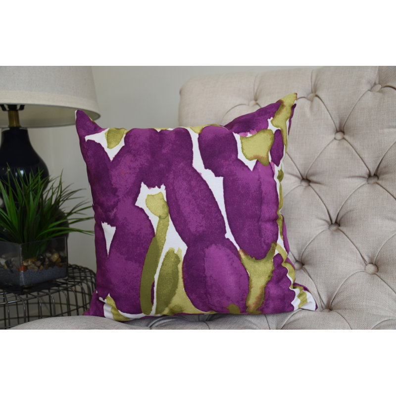 Housse et insert de coussin carré Sunset, Mauve, 16 po x 16 po, Intérieur