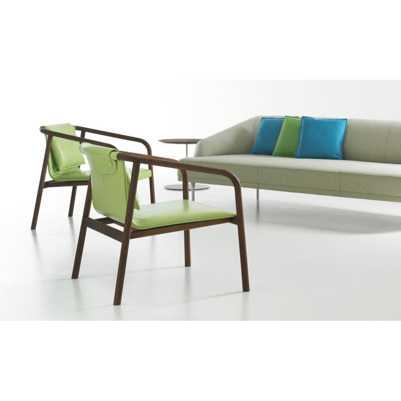 Oslo Lounge Chair, Walnut 870, Modest - Bedazzle