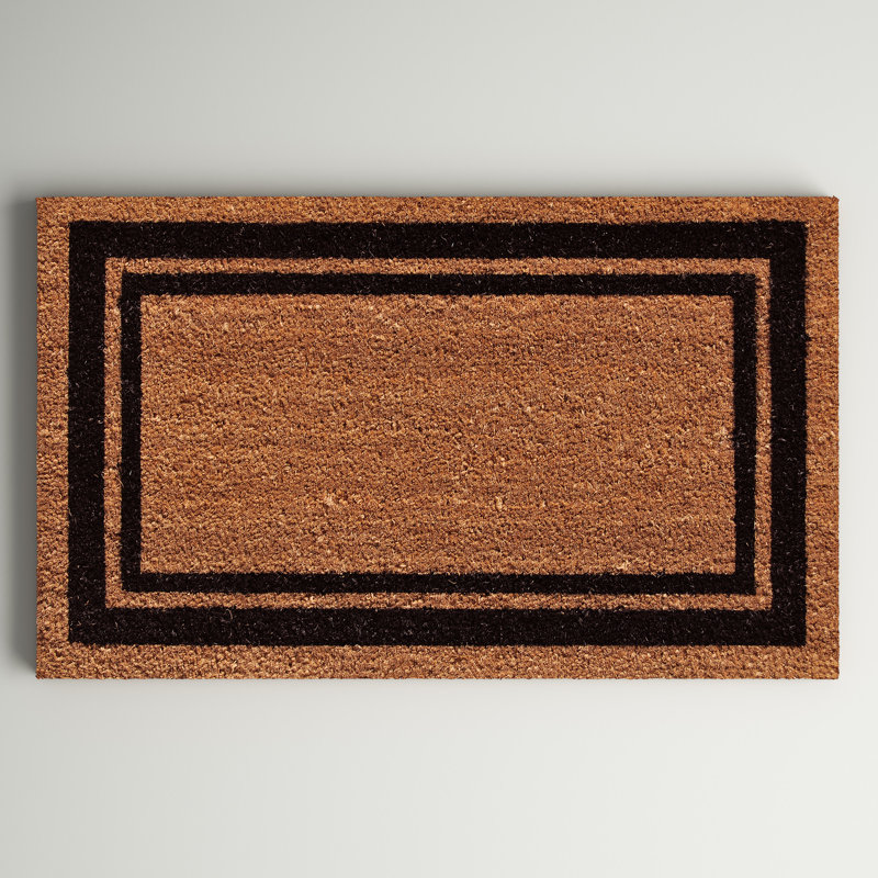 Tapis d'entrée antidérapant Mariah, Noir, 2 pi x 3 pi