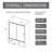 60.In W X 62.In H Single Sliding Opening Shower Door For Bathtub, 1/5 " Thick Clear Tempered Shower Door With Stainless Steel Handle-122071510