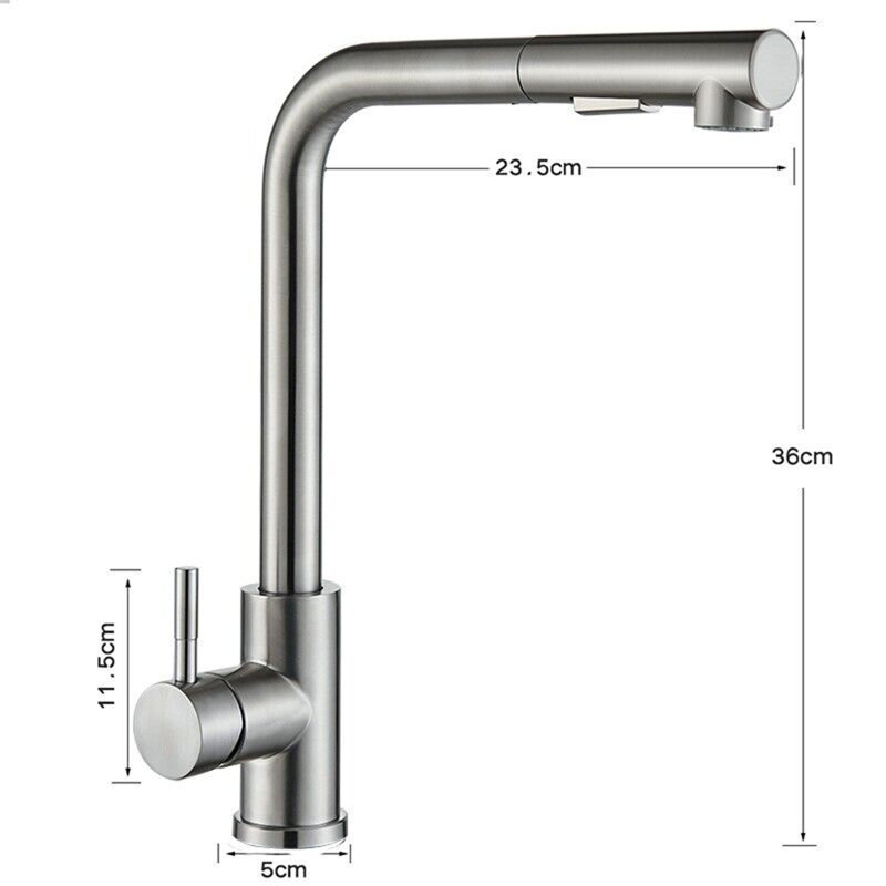 Belfry Kitchen Simlai Pull Out Kitchen Faucet