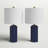 Henrietta Textured Ceramic Table Lamp Set -1650945669