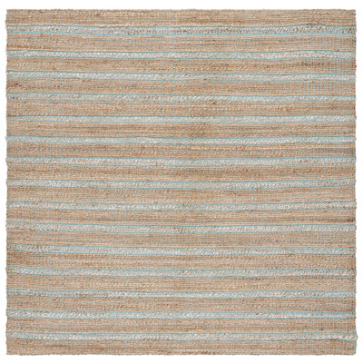 Tapis géométrique en jute et en coton tissé à plat Ifeoluwakitan