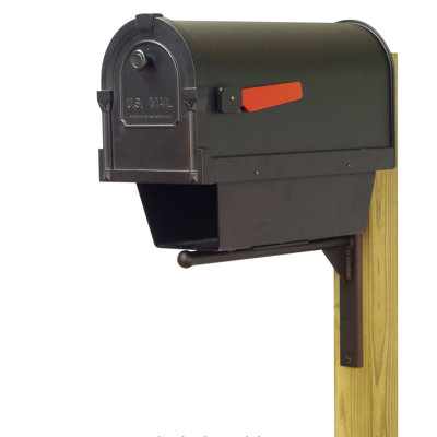 Savannah Aluminum Post Mounted Post box