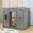 Ascutney Full Size House Loft Bed with Windows by Harper Orchard-1063726258