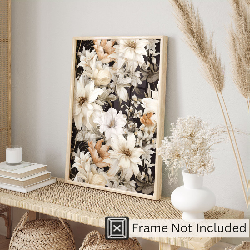 Impression florale florale Wildflowers, H 30 po x l 20 po