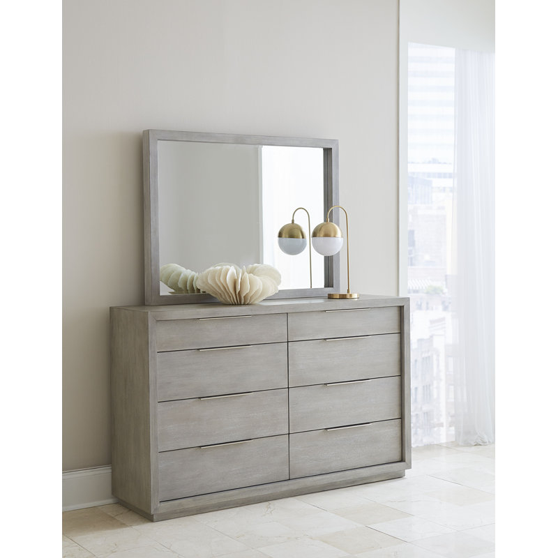 Miroir biseauté pour commode Eloise, Minérale