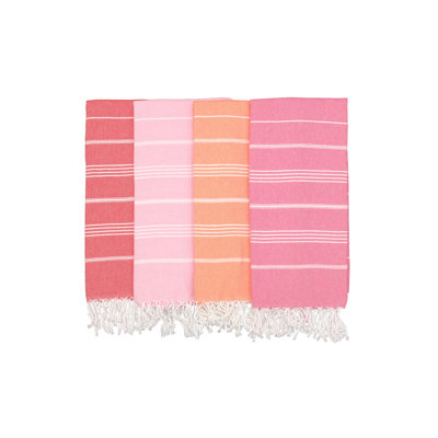 Ensemble de serviettes de plage en coton turc Ashly