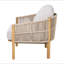 Fauteuil club d'extérieur en bois Grotta-25406368
