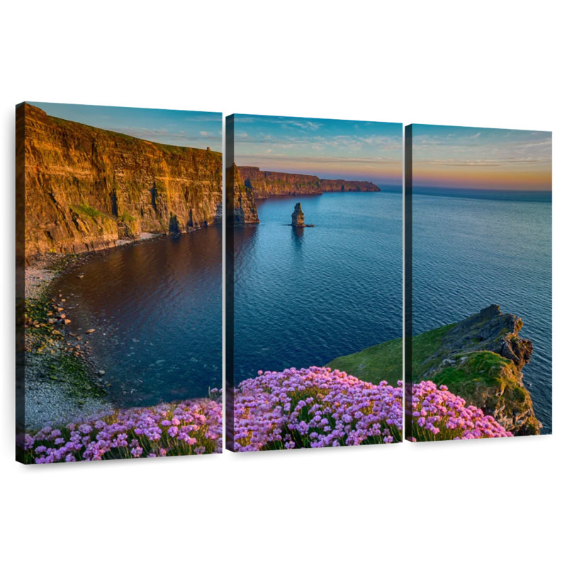 Sebbie Scenic View At Moher Cliffs, 28" H x 45" W