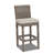 Emerald II High-Density Polyethylene (HDPE) Wicker Outdoor Stool with Cushion-49609122-49609125-49609128