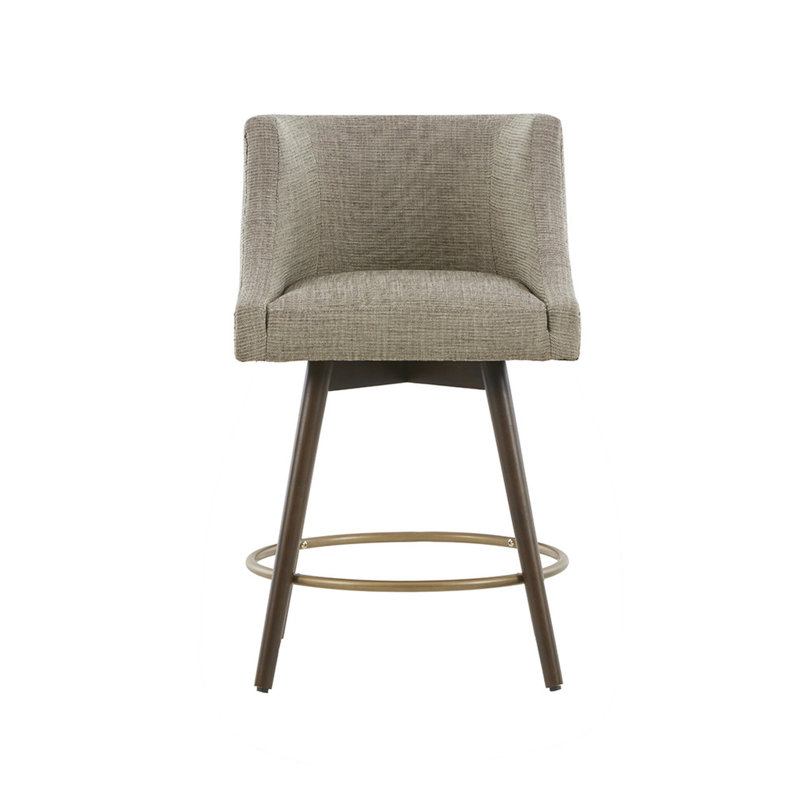 Tabouret de comptoir pivotant 360 ° beige, Beige