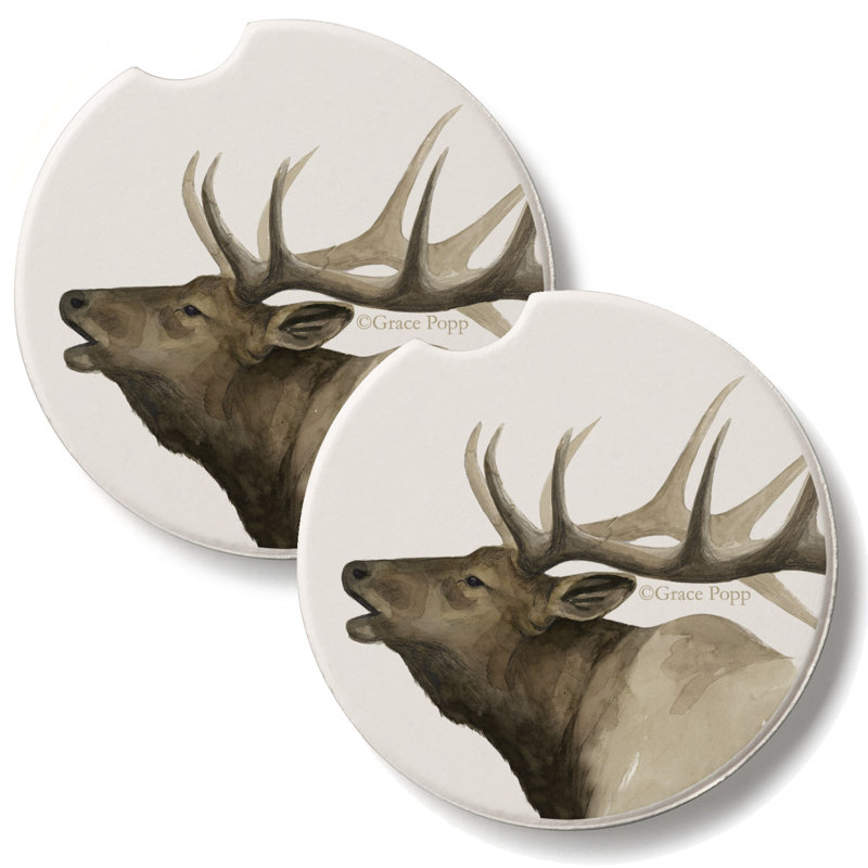 Ensemble de 2 sous-verres Elk Call