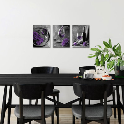 3 Piece Wrapped Canvas Wall Art
