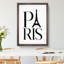 Paris - Picture Frame Typography-62808625-62808631