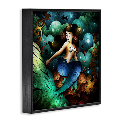 «Vivid Deco Mermaid», dessin de Mandie Manzano