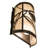 Jaems Steel Flush Mounted Sconce