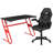 Bridesdale 2 Piece Configurable Rectangular Desk Rectangular Computer Desk Office Set with Chair-1038191599